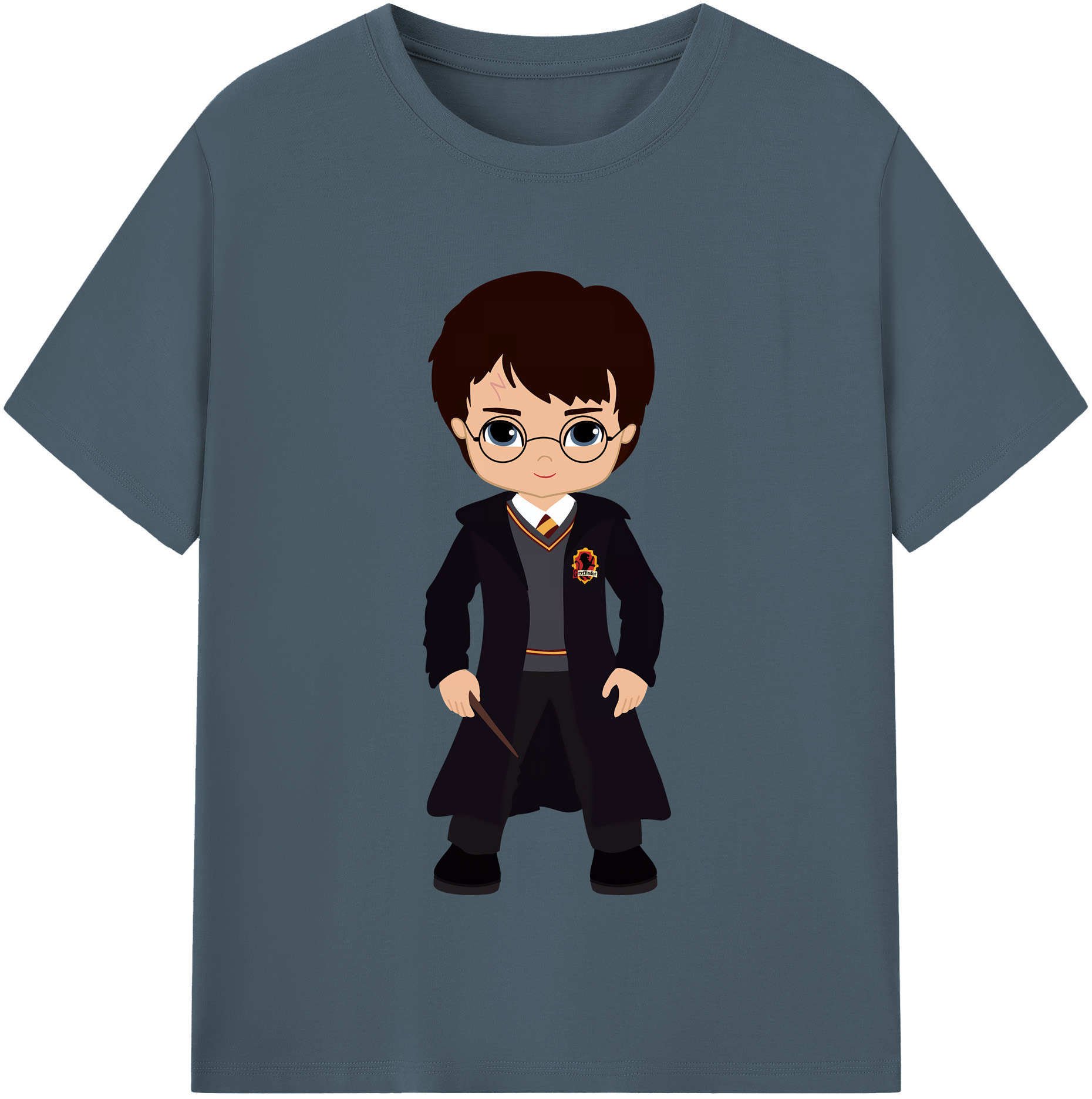 （画像用） Harry Potter ハリー・ポッターシリーズ 綿100％半袖Tシャツ（フロントプリント）